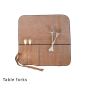 Preview: Silver Guard Cutlery Rolls to protect your silver cutlery for 12 forks 119002 EAN 7610928000100