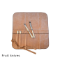 Preview: Silver Guard Cutlery Rolls Cutlery roll to protect your silver cutlery for 12 fruit knives or fish knives 119006 EAN 7610928000131