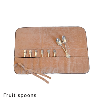 Silver Guard Cutlery Rolls Cutlery roll to protect your silver cutlery for 12 fruit spoons 119004 EAN 7610928000124