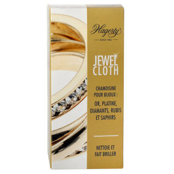 Hagerty Jewel Cloth Jewelery cleaning cloth for gold, platinum, diamonds, sapphires and rubies - 116002 - A100697 - EAN 7610928091344