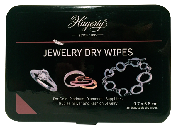 Hagerty JEWELRY DRY WIPES - Cleaning Cloths (25 pcs) - 116339 - EAN 7610928262416