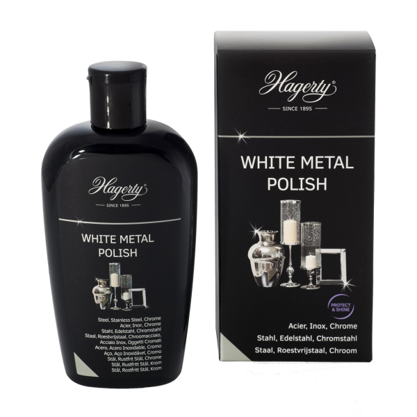 Hagerty White Metal Polish 250ml - Politur für Stahl, Inox und Chromstahl